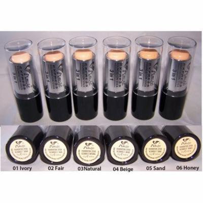 Express 3 In 1 Makeup Foundation Sticks Amuse Choice of 6 Colors (COSKL36R-Natural)
