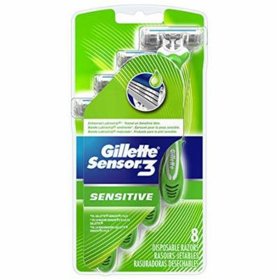 5 Pack GILLETTE SENSOR3 MEN’S DISPOSABLE RAZOR