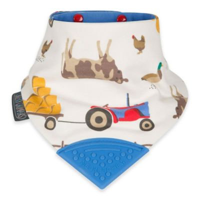 Kalencom Cheeky Chompers Neckerchew 2-in-1 Teething Bandana - Farmer Joules