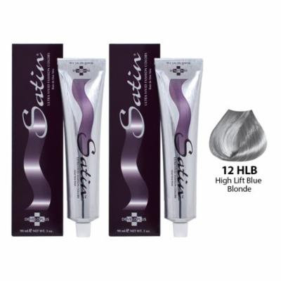 Satin Haircolor 12HLB High Lift Blue Blonde (Pack of 2)
