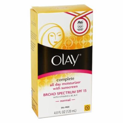 Olay Complete Lotion Moisturizer with SPF 15 Normal, 4.0 fl oz (Pack of 12)