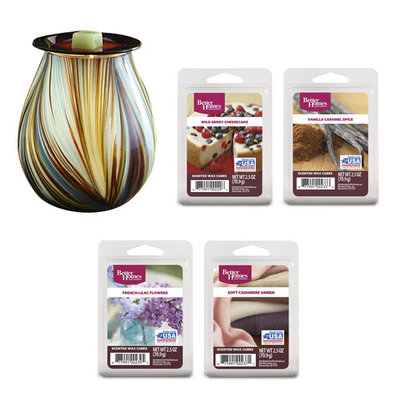 Better Homes and Gardens® Mystify Art Glass Wax Warmer