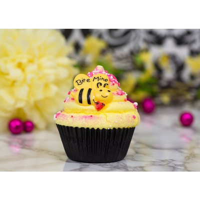 Honey Bee Mine Cupcake Bath Bomb & Sugar Scrub with