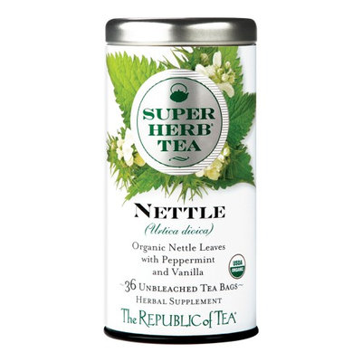 The Republic Of Tea Organic Nettle SuperHerb Tea Bags, 36 Tea Bag Tin
