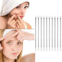 Blackhead Remover Set,Putars 10 Pcs Pimple Blemish Comedone Acne Extractor Tool Blackhead Remover Needles