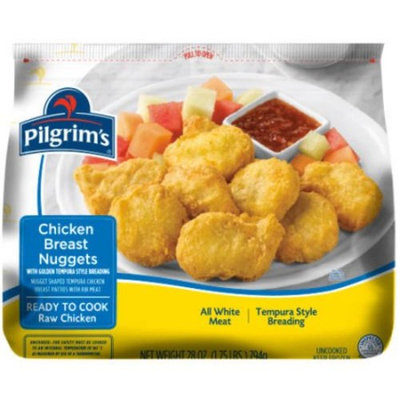 Pilgrims Frozen RTC Tempura Nugget 1.75 Lbs