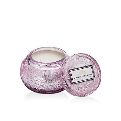 Voluspa Japanese Plum Bloom Chawan Bowl Candle With Lid-PURPLE-One Size