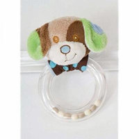 Blue Dog Ring Rattle by Douglas Cuddle Toys