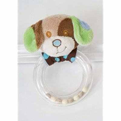 Blue Dog Ring Rattle by Douglas Cuddle Toys