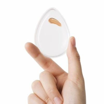 Zodaca Makeup Foundation Blender Applicator Clear Water Drop Silisponge Silicone Gel Sponge (Set of 1, 2, or 3)