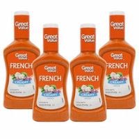 (4 Pack) Great Value Creamy French Dressing, 16 oz