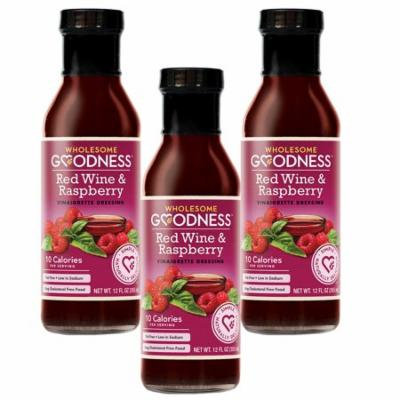 (3 Pack) Wholesome Goodness - Dressing - Raspberry Vinaigarette Fat Free
