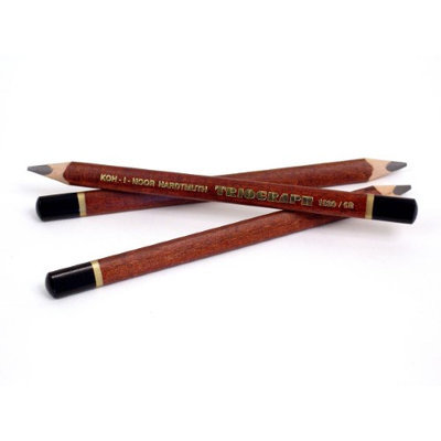 Koh-I-Noor Triograph Graphite Pencils, Box of 6, 6B