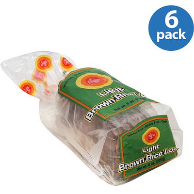 Ener-G Light Brown Rice Loaf Bread, 8 oz (Pack of 6)
