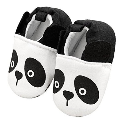 ZebraStory Unisex Baby Toddler Pre-walker Cartoon Shoes Soft Soled Cotton Crib Slippers Slip-on Baby Sneakers
