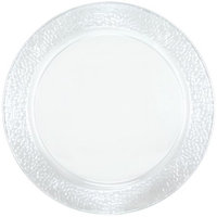 Lillian Caterware, Pebbled Round Serving Tray, Clear, 13.5', 2 Ct