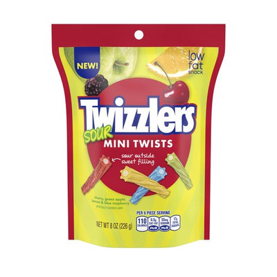 TWIZZLERS Sour Mini Twists, 8 Ounces