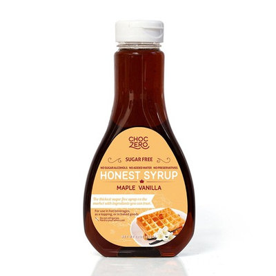 Honest Syrup, Maple Vanilla. Sugar free, Low Carb, No preservatives. Thick and Rich. Sugar Alcohol free, Gluten Free, Pancake and Waffle topping. 1 Bottle(12oz)