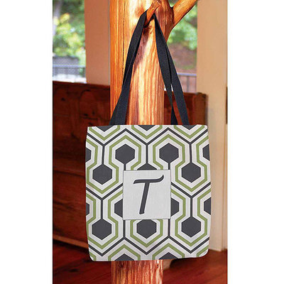 Thumbprintz - Honeycomb Monogram Tote Bag