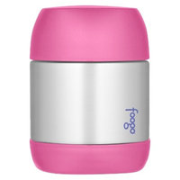 Thermos Foogo Vacuum Insulated Stainless Steel Food Jar, Pink – 12-Ounce