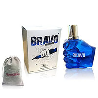 BRAVO PERFUME for MEN, 2.8 fl oz - 85 ml, EDT VERSION of DIESEL ONLY THE BRAVE by MIRAGE BRANDS With a NovoGlow Pouch Included