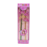 Bling Hair Extensions and Hair Tattoos for Dress-up Yellow-Blonde/Multi-Colored