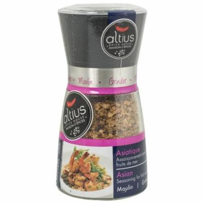 Altius Asian Seasoning for Fish & Seafood, Convenient and Easy to Use Re-Fillable Grinder With Herbs & Spices 3.46 oz x 1