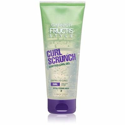 3 Pack Garnier Fructis Style Curl Scrunch Controlling Gel Curly 6.8oz Each