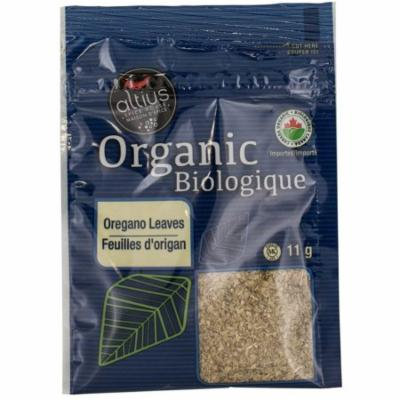 Altius Organic Oregano Leaves, for Extra Health Conscience Consumer, Widely Used in Italian and Greek Cuisine 0.39 oz x 1