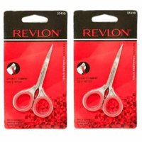 Revlon 37410 Cuticle Nail Scissors (Pack of 2) + Makeup Blender Sponge
