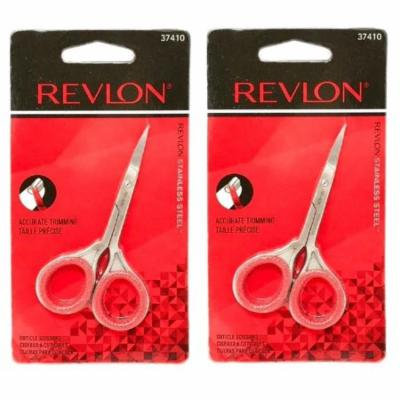 Revlon 37410 Cuticle Nail Scissors (Pack of 2) + Makeup Blender Sponge