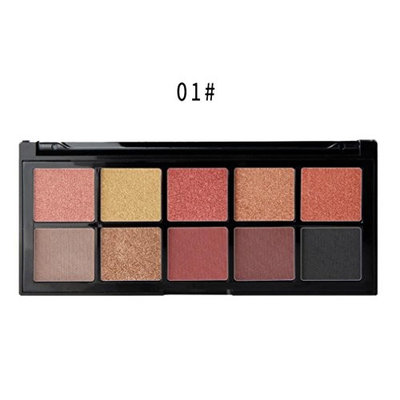 Memela Cosmetic Matte Eyeshadow Cream Makeup,Palette Shimmer Set 10 Colors Eyeshadow