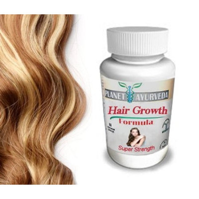 Grow Longer, Thicker Hair Products - by Planet Ayurveda - 100% Safe Herbal Hair Growth Pills for Fast Hair Growth Super Strength formula for...