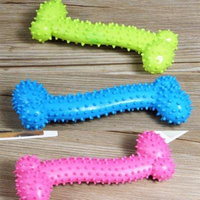 Mosunx Dog Toy Rubber Molar Tooth of The Pets Toys Dog Bite Resistant Molars Training