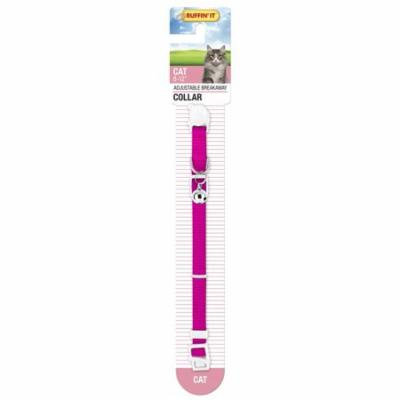 COLLAR CAT BRKWY PINK 3/8X8-12