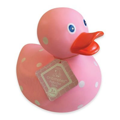cribmates™ Polka Dot Duck in Pink