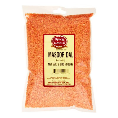 Spicy World Masoor Dal Split Red Lentils 2 lbs