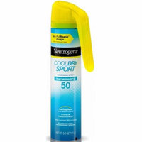 4 Pack - Neutrogena Cool Dry Sport Full Reach Sunscreen Spray with Broad Spectrum SPF 50 5 oz
