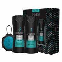 AXE 4-Pc Apollo Regimen Gift Set for Men with BONUS Trial Deo Body Spray (2 x Body Wash, Detailer)