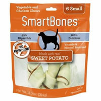 SmarBones - Sweet Potato Flavor Small - Dogs 11-25 Lbs (6 Pack) - Pack of 2