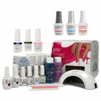 Gelish Mini Harmony Complete Starter LED Gel Polish Kit and Terrific Trio Polish
