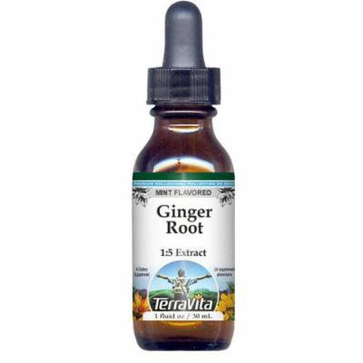 Ginger Root Glycerite Liquid Extract (1:5) - Mint Flavored (1 oz, ZIN: 522521) - 2-Pack