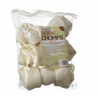 Pork Chomps Knotz Knotted Pork Chew - Baked Large - 6 Count - (6-7 Chews) - Pack of 6