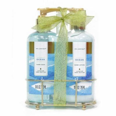 Ocean hand lotion and hand soap gift set