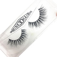 Honhui 1 Pair Luxury 3D False Lashes Fluffy Strip Eyelashes Long Natural Party