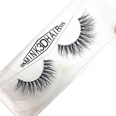 Honhui 1 Pair Luxury 3D False Lashes Fluffy Strip Eyelashes Long Natural Party