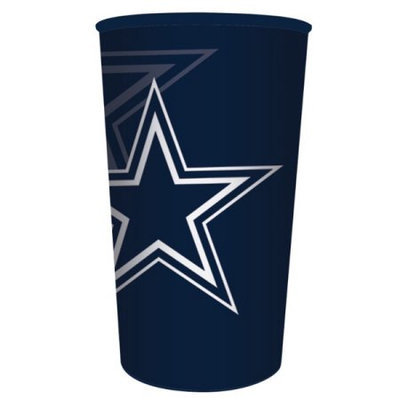 Hoffmaster Group 119509 20 by 1 Count Dallas Cowboys 22 oz Plastic Favor Cup - Case of 20