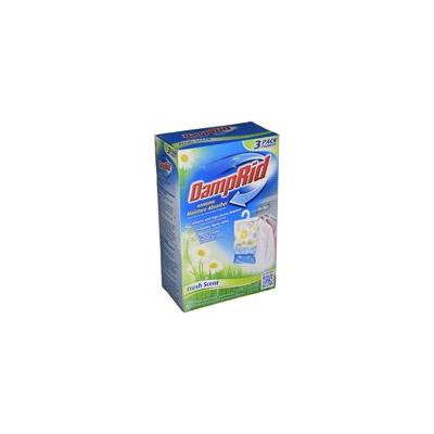 DampRid Hanging Moisture Absorber Air Freshner, Fresh Scent 14 Oz 3 Bags Per Box