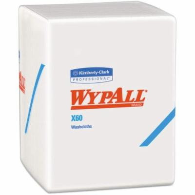 6 Pack - WypAll X60 Task Wipe Light Duty White NonSterile Hydroknit 10 X 1212