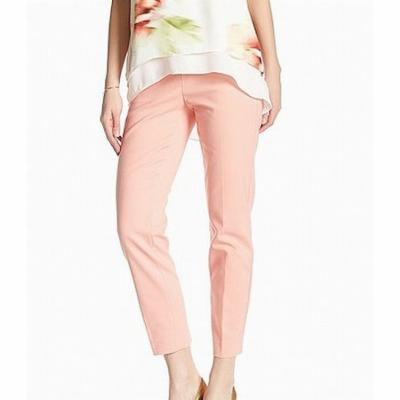 Philosophy NEW Pink Women's 8 Career Dress Crop Ankle Pants Stretch
